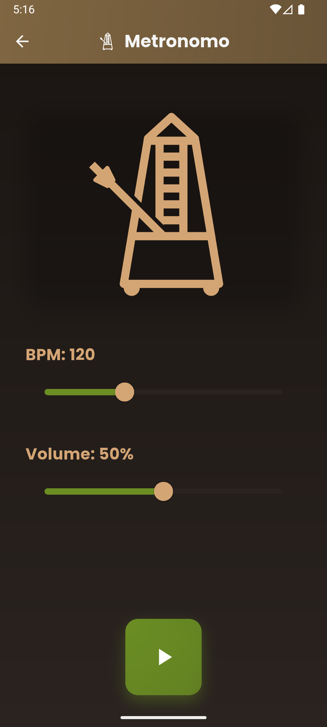 Metrônomo profissional 30-300 BPM